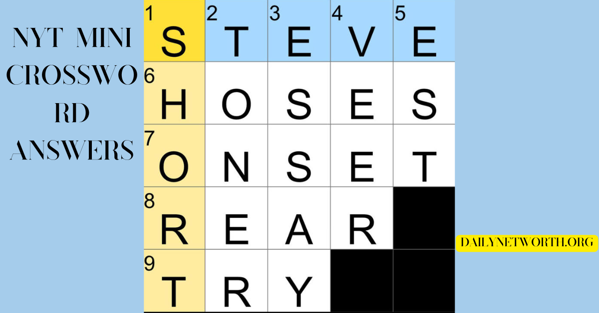 Everything You Need to Know About the NYT Mini Crossword Answers